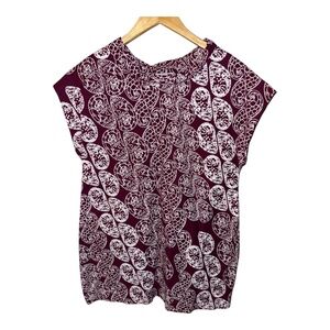 Sig Zane Hilo Hawaii Shell Tunic Top XS